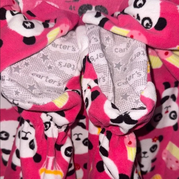 Carter's Pink Panda and Cupcake Footie - Picture 7 of 11